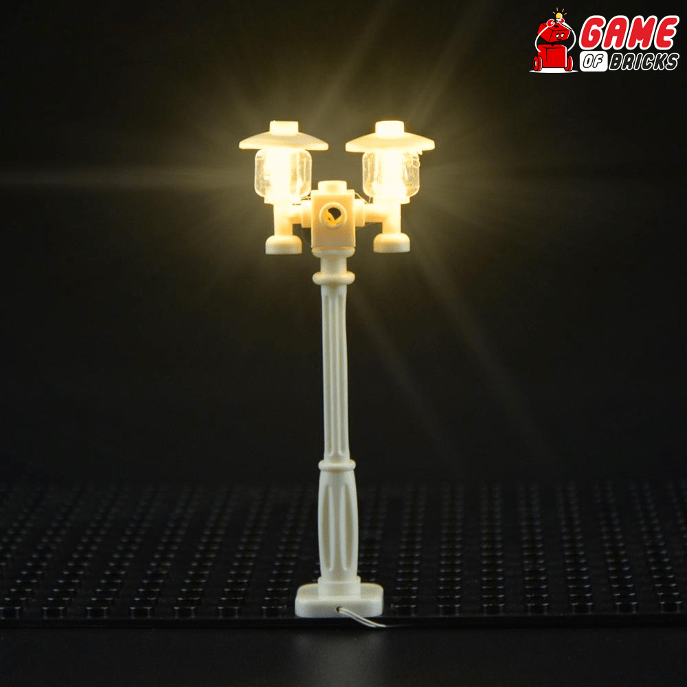 Double LED Lamp Post