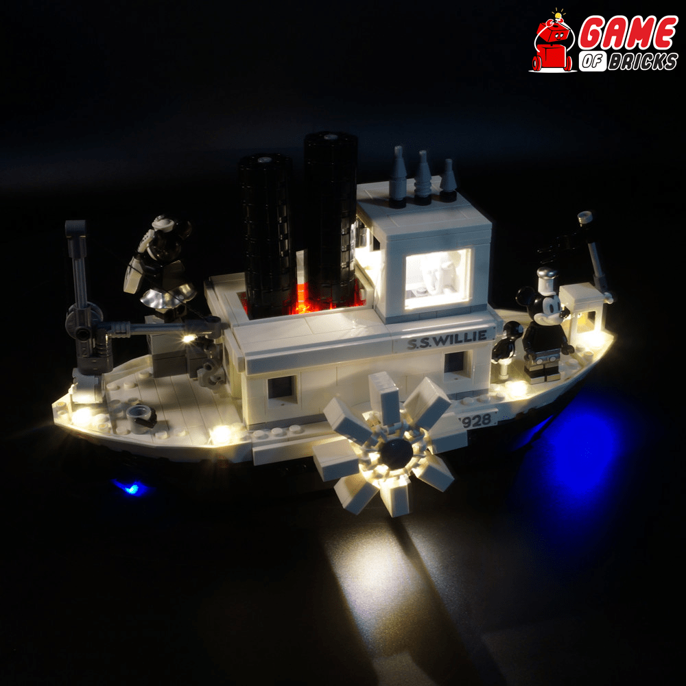 LEGO 21317 Steamboat Willie Light Kit
