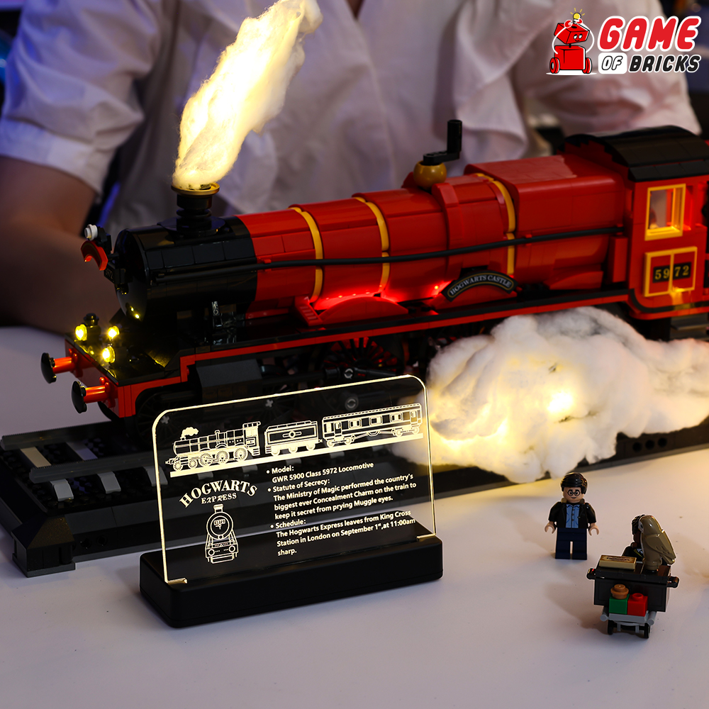 LED Nameplate for LEGO Hogwarts Express – Collectors' Edition 76405