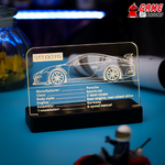 LED Nameplate for LEGO Porsche 911 GT3 RS 42056