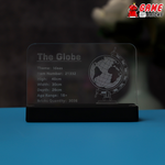 LED Nameplate for LEGO The Globe 21332