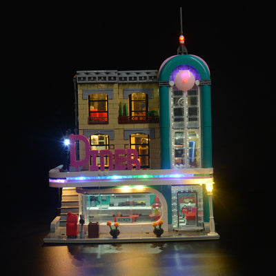 Light Kit for LEGO® Downtown Diner 10260