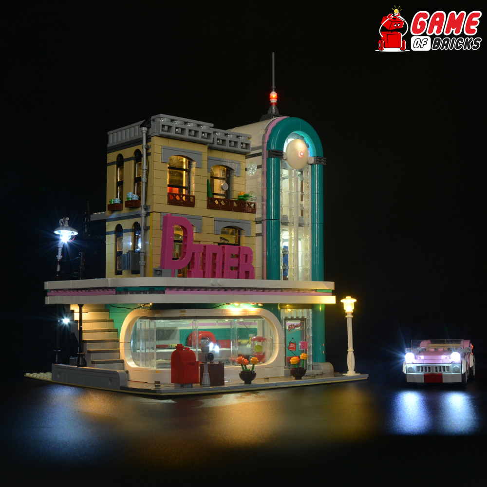 Lego Toy Lego Creator Downtown Diner Lego Diner Creator Downtown