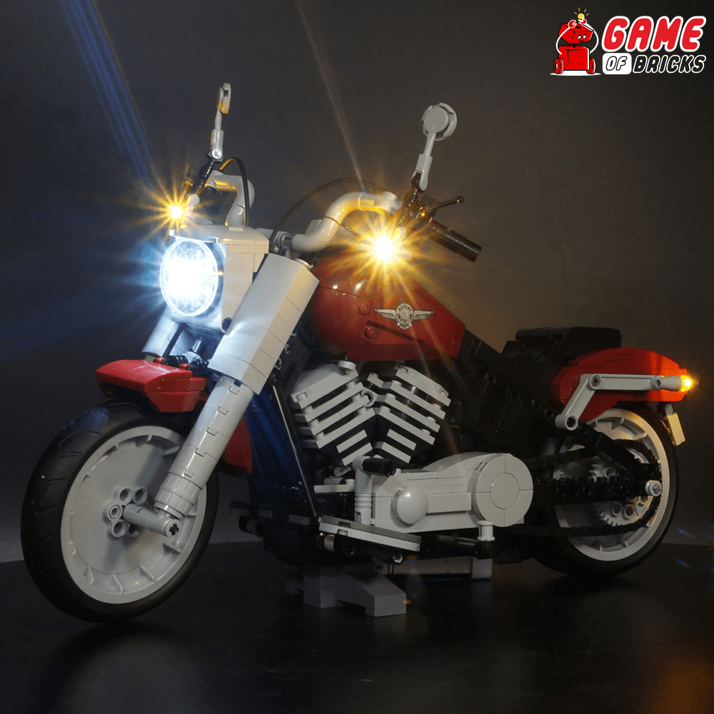 LEGO Harley-Davidson Fat Boy  Building or riding, it's about