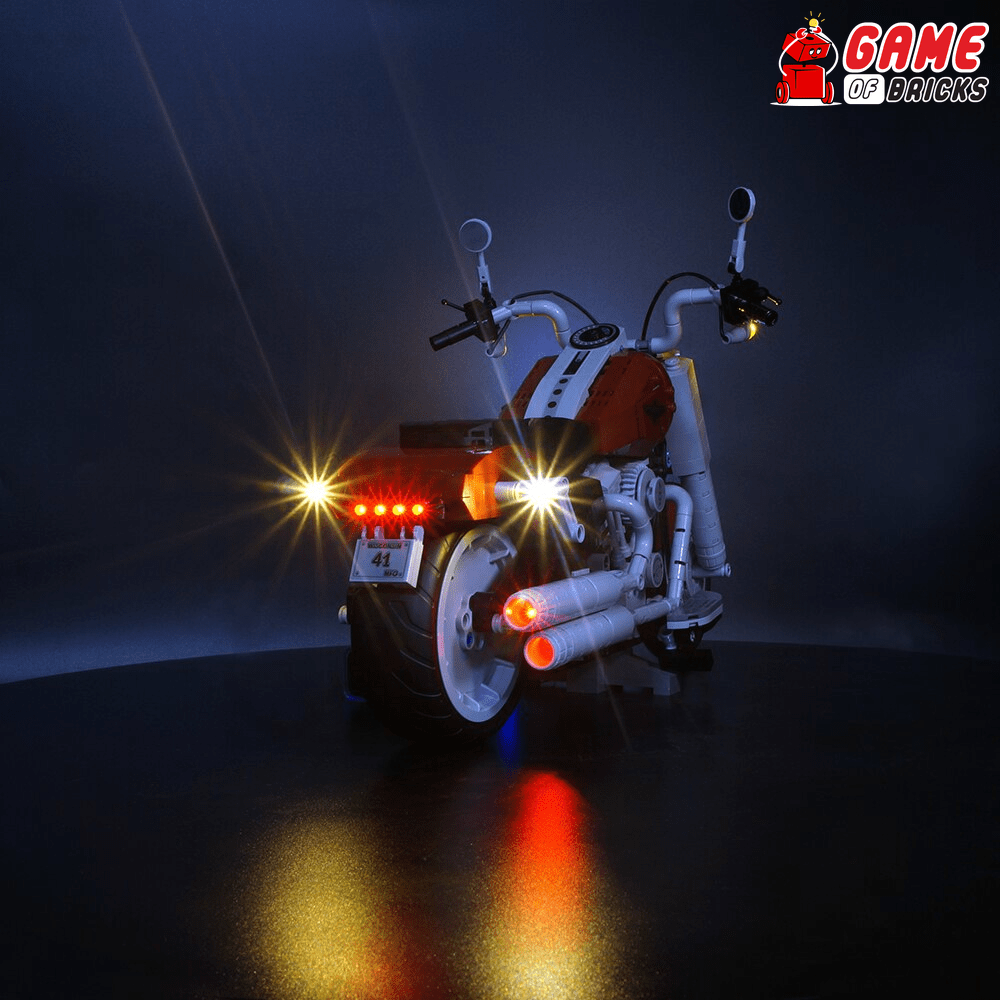Used Lego 10269 Harley-Davidson Fat Boy Motorcycle Used Creator
