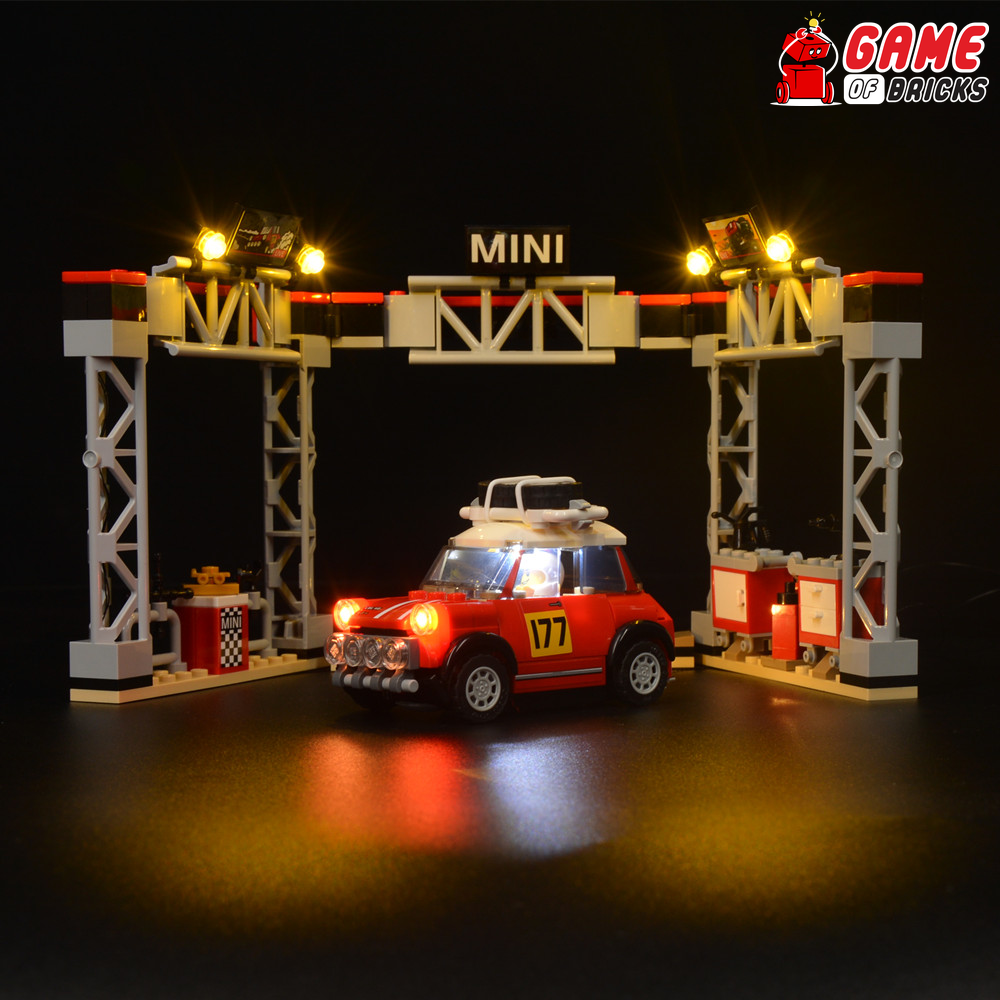 LEGO 1967 Mini Cooper S Rally and 2018 MINI John Cooper Works Buggy 75894 Light Kit