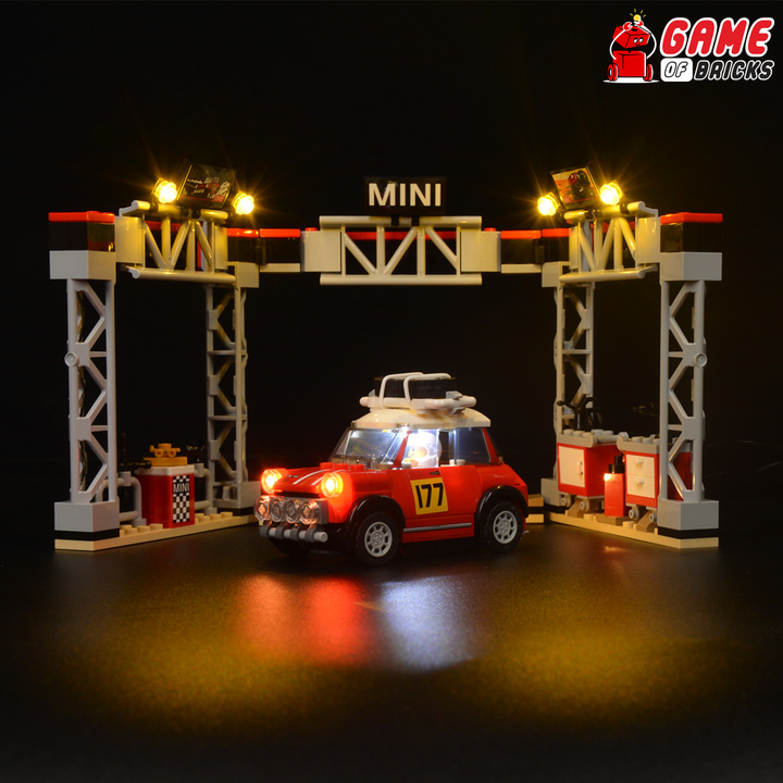1967 Mini Cooper LEGO lights