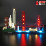 LEGO 21043 San Francisco Light Kit