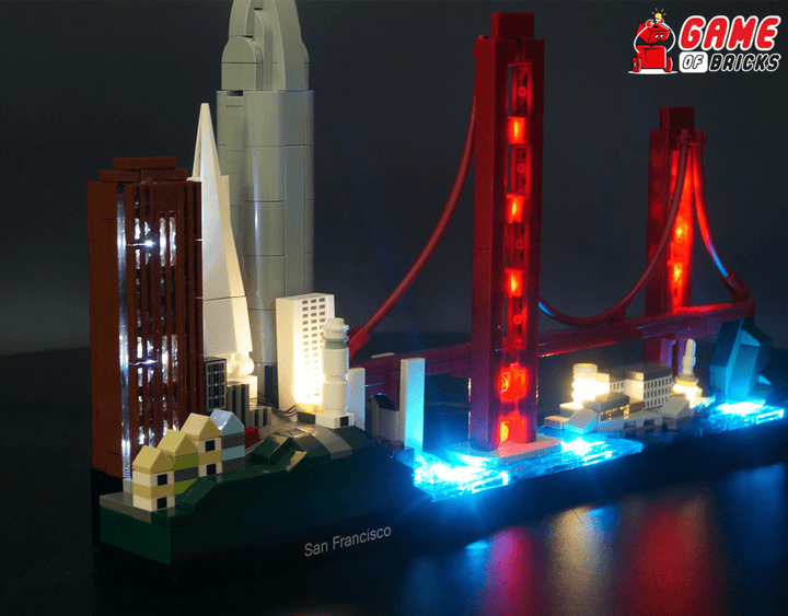 LEGO 21043 San Francisco Light Kit