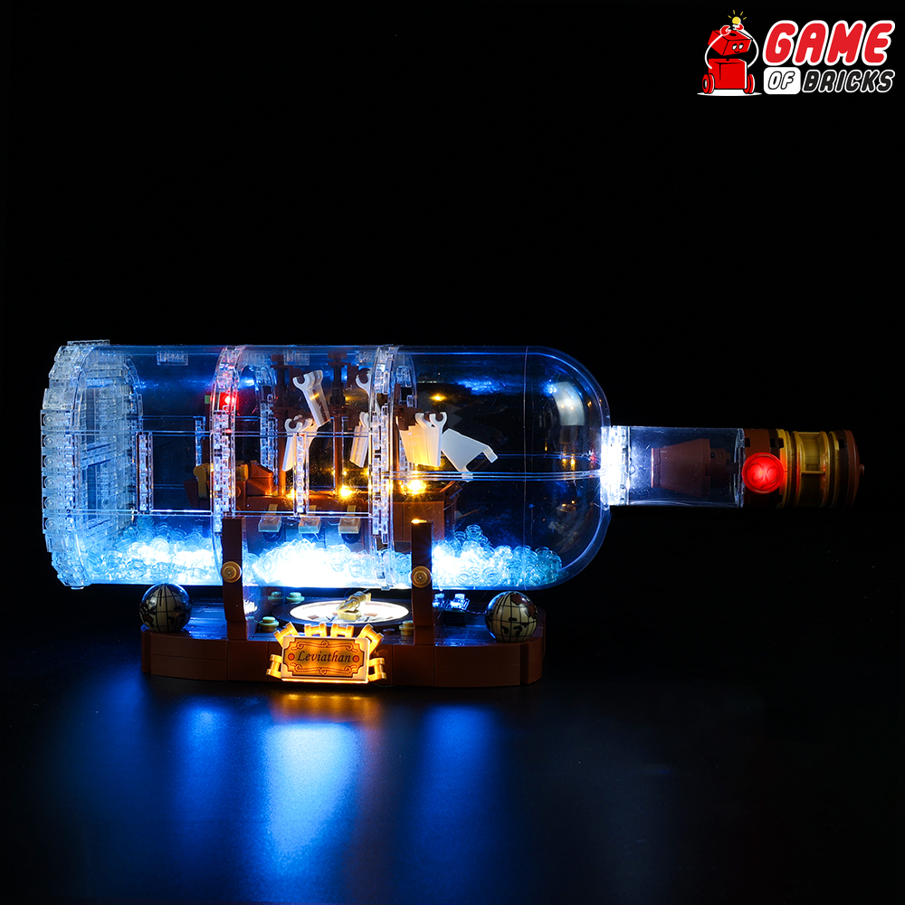 Game of Bricks Light Kit for Ship in A Bottle 21313 (updated) Classic