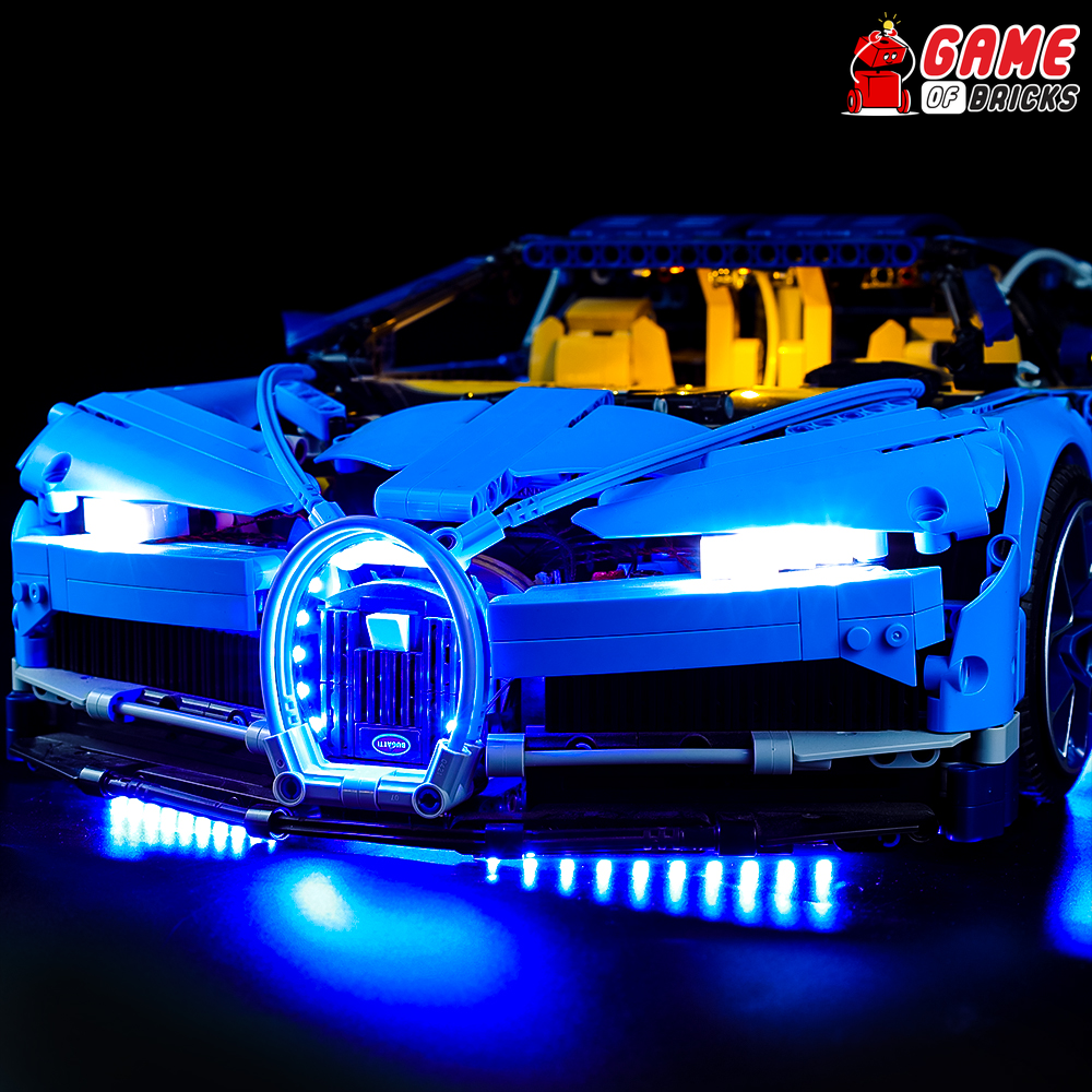 Light Kit for Bugatti Chiron 42083 (updated) Remote