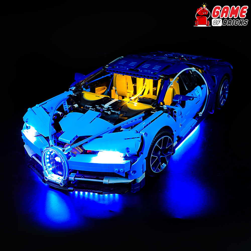 Oświetlenie do Lego Bugatti Chiron 42083 Technic – światła LED