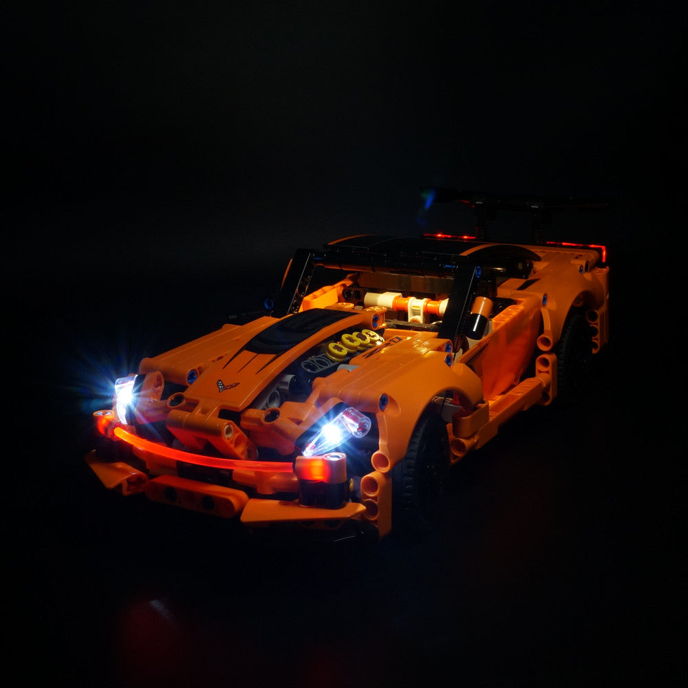 screech Jernbanestation vinge LEGO 42093 Chevrolet Corvette ZR1 Light Kit