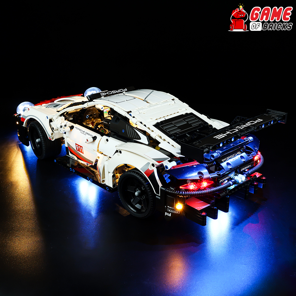 Lego porsche led lights hotsell