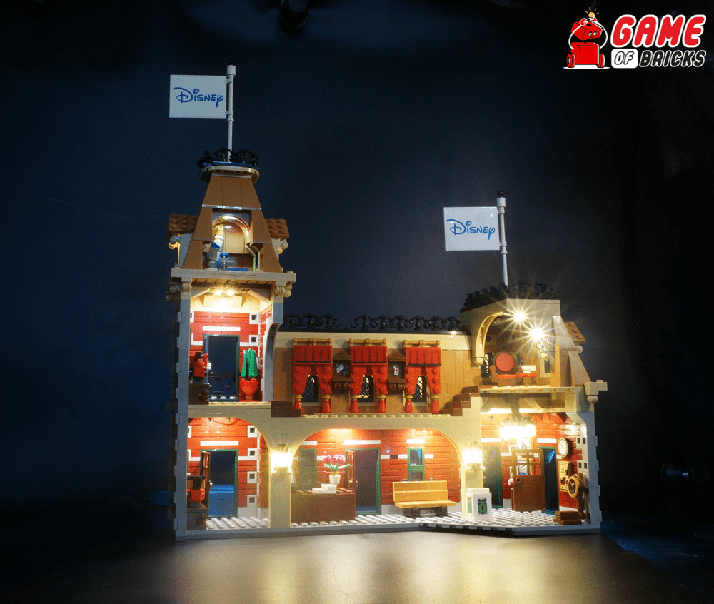 Lego disney 2024 train and station