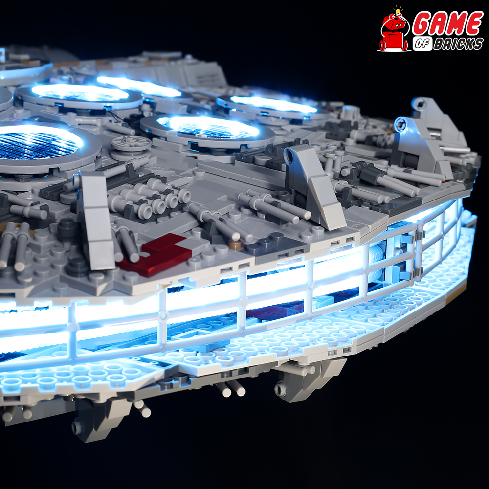 Lego Millennium Falcon Star Wars UCS Millennium Falcon 75912 Light