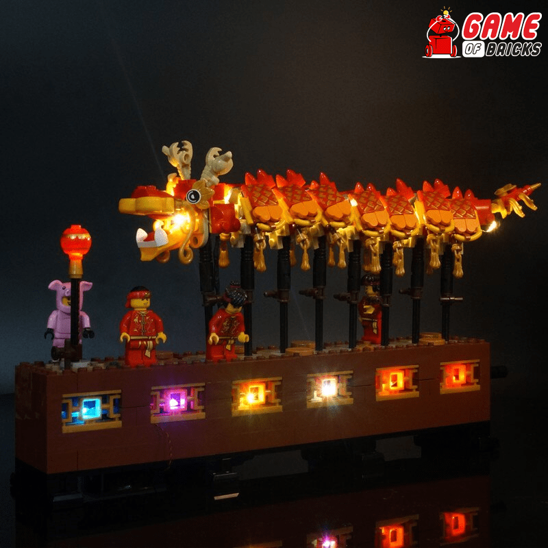 Lego chinese new discount year dragon dance