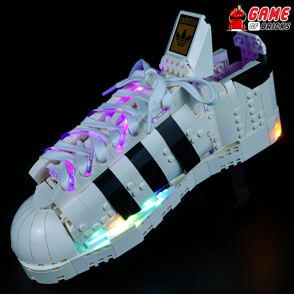 Adidas superstar shoes light up online