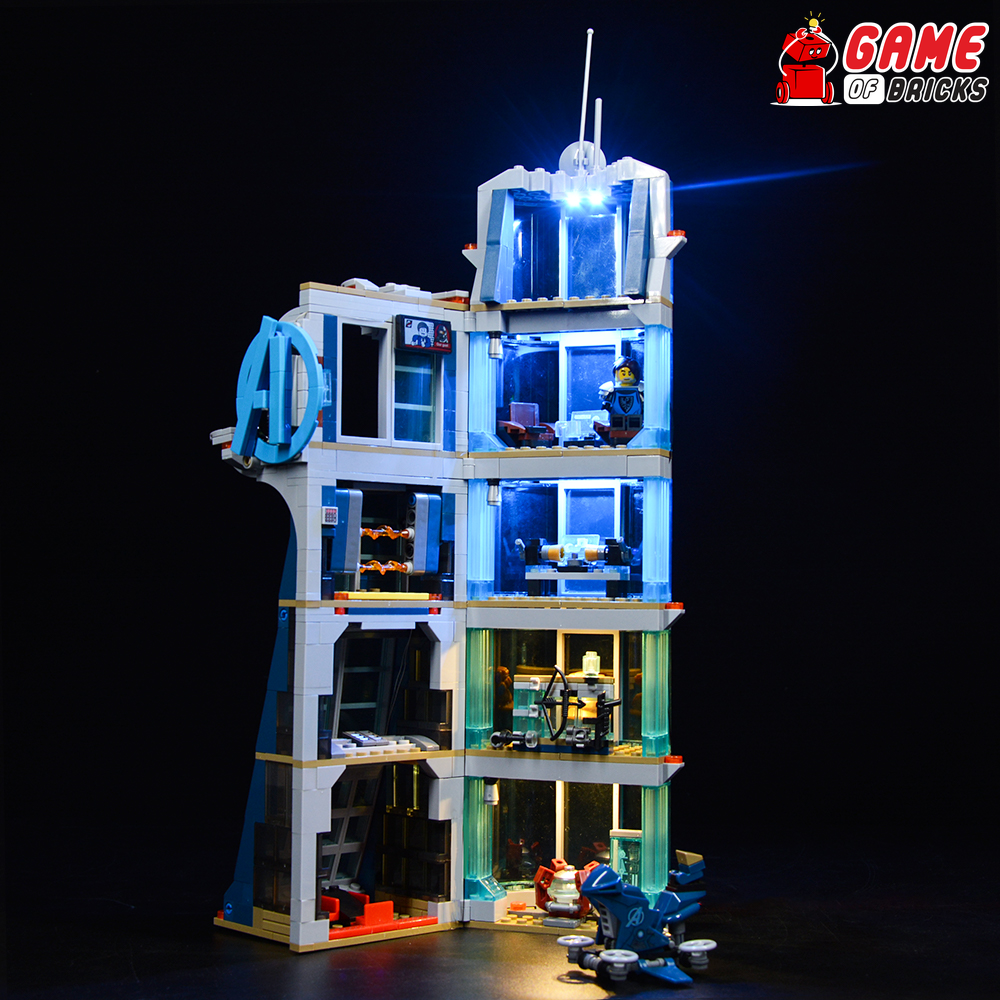 76166 avengers tower battle sale