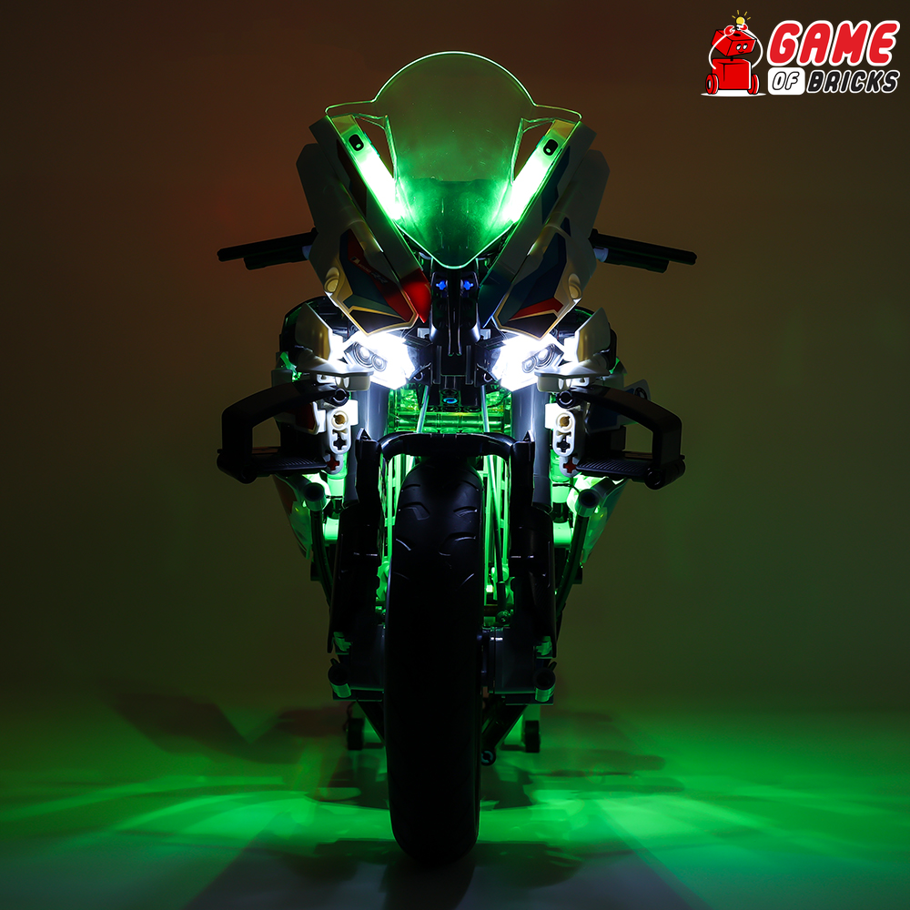 Vonado LED Beleuchtung Set für 42130 Motorrad Racing Auto M 1000