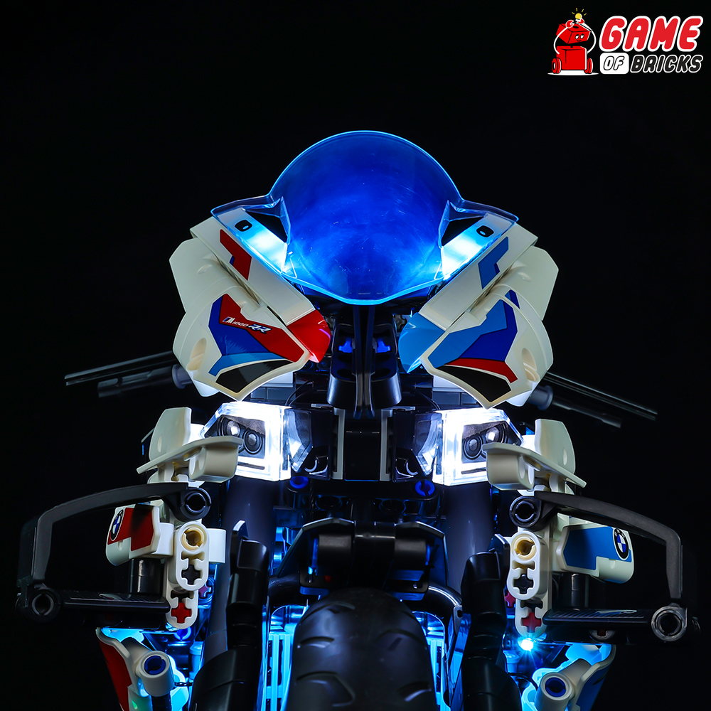 Vonado LED Beleuchtung Set für 42130 Motorrad Racing Auto M 1000 RR Sammeln  Ziegel Licht Kit, nicht Enthalten die Gebäude Modell - AliExpress
