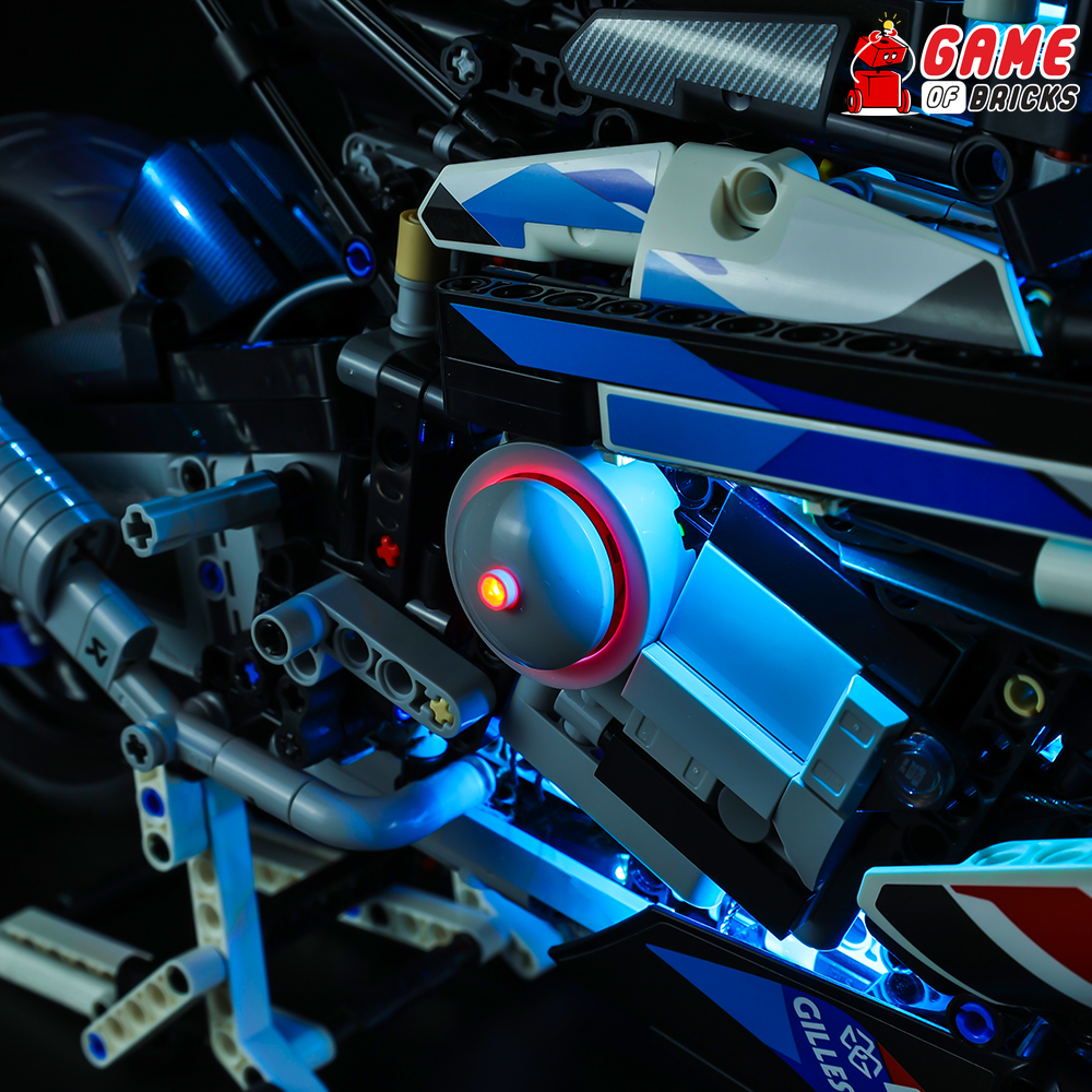 Vonado LED Beleuchtung Set für 42130 Motorrad Racing Auto M 1000