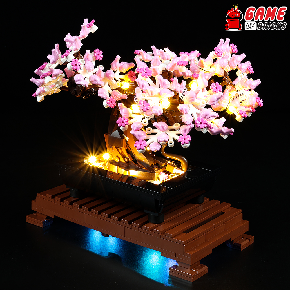 lego bonsai tree with frogs LEGO® Bonsai Tree 10281 Light Kit