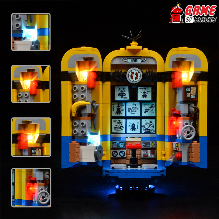 LEGO Brick-built Minions and their Lair 75551 Light Kit