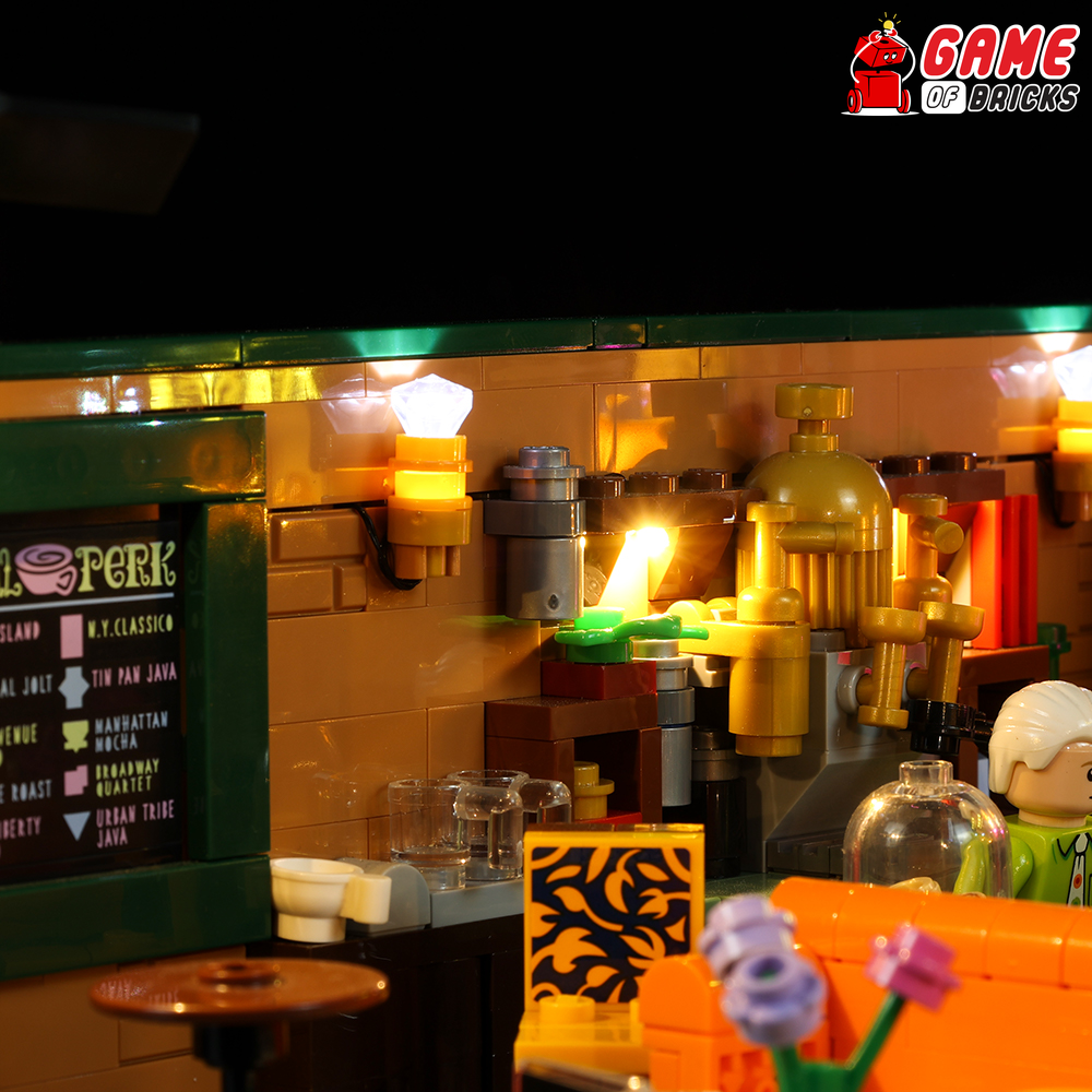 Light Kit for Central Perk 21319 Updated