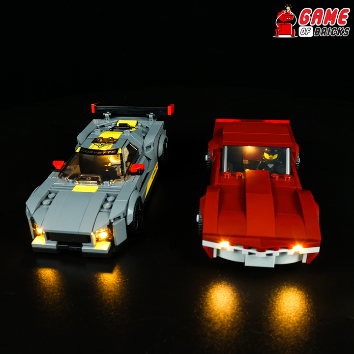 LEGO Chevrolet Corvette C8.R, 1968 Chevrolet Corvette 76903 Light Kit