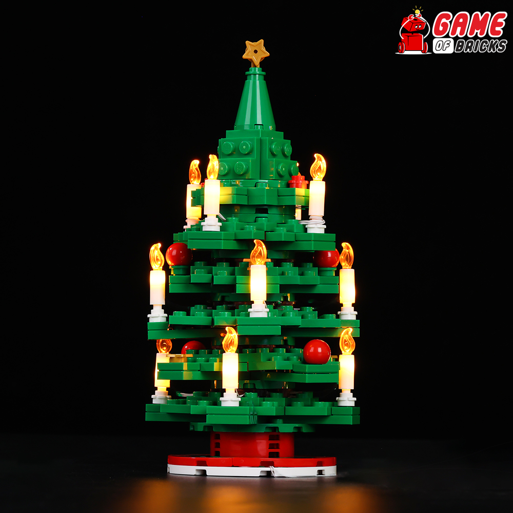 svulst virtuel Prestigefyldte LEGO Christmas Tree 40573 Light Kit