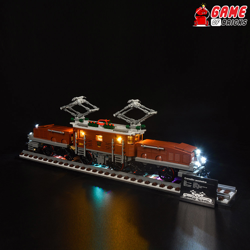 LEGO Crocodile Locomotive 10277 Light Kit