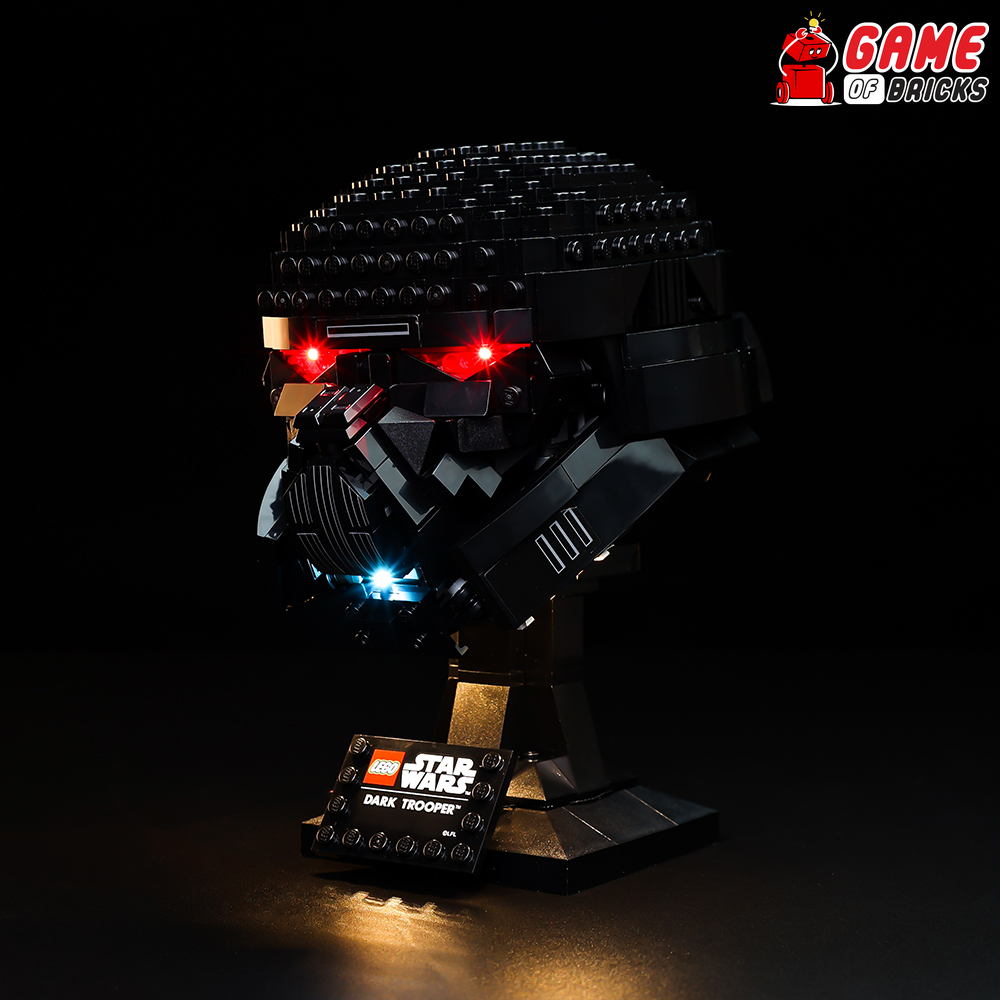 LEGO Dark Trooper Helmet 75343 Light Kit