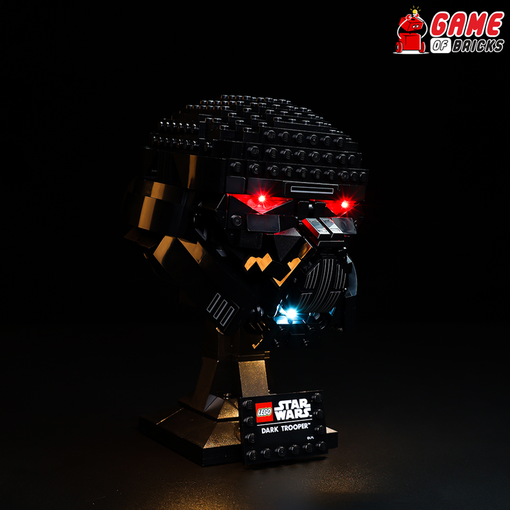 LEGO Dark Trooper Helmet 75343 Light Kit