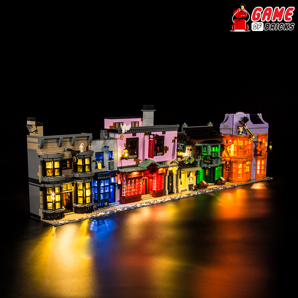Lego Diagon Alley Light Kit 2025 Review