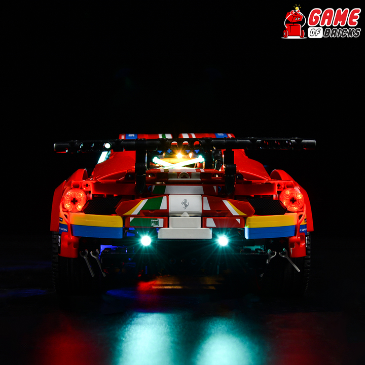 LEGO Ferrari 488 GTE “AF Corse #51” 42125 Light Kit