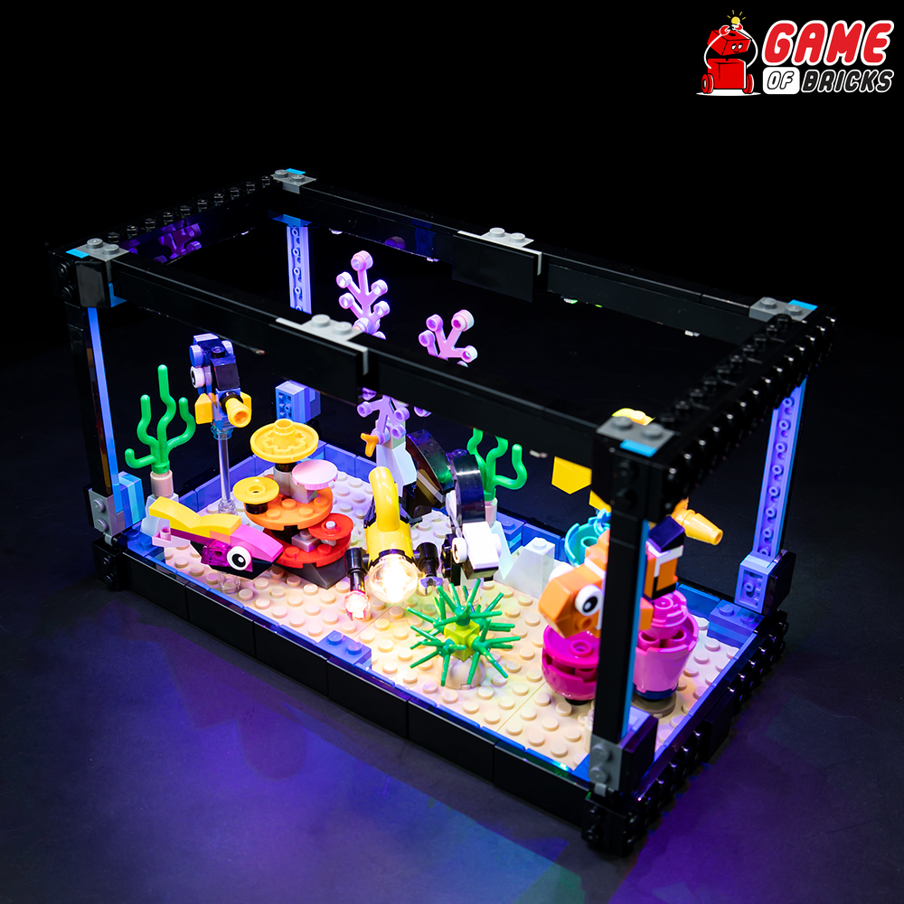 Lego Fish Box LEGO® Fish Tank 31122 Light Kit– Game of Bricks EU