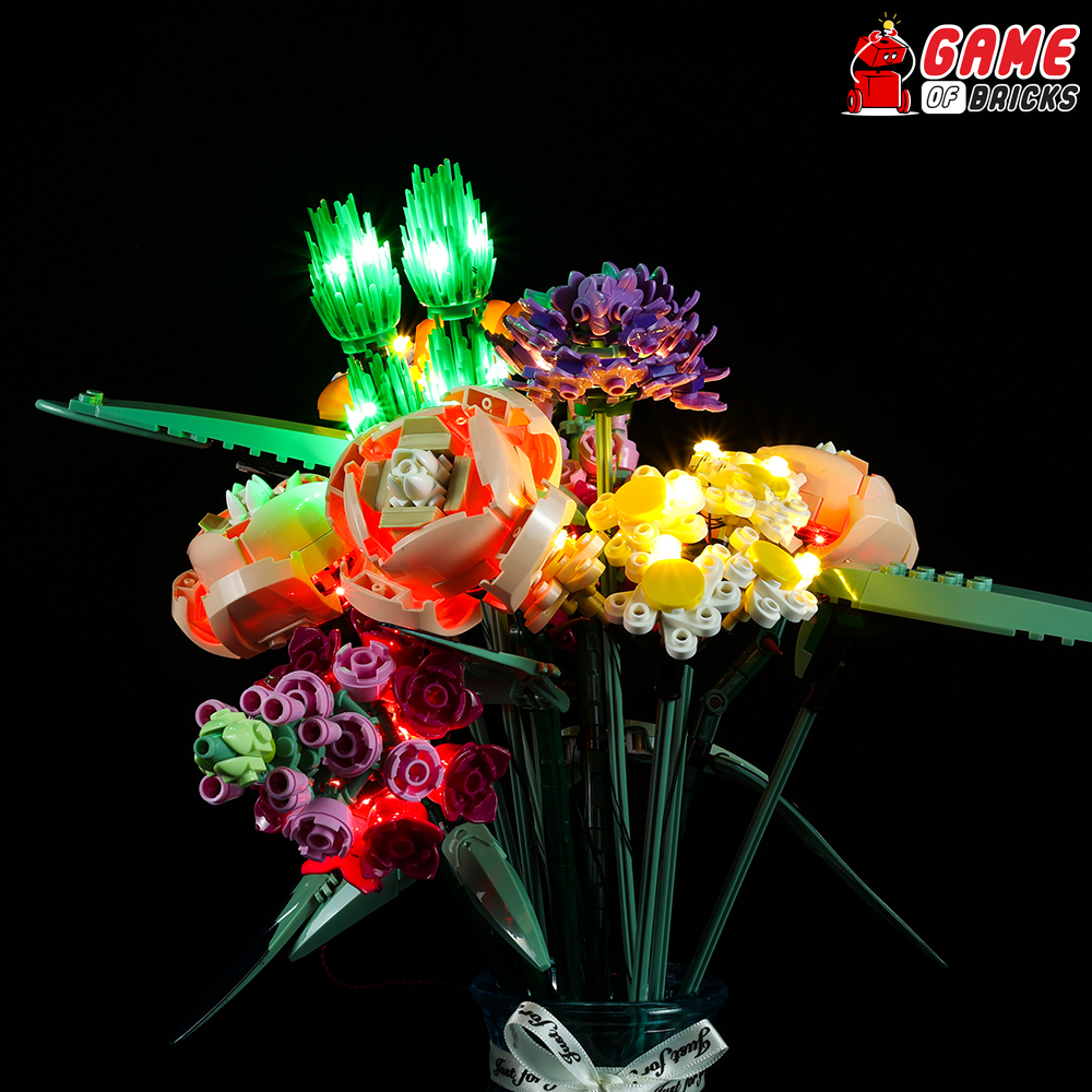 Lego flowers  Lego flower, Artificial flower bouquet, Flowers