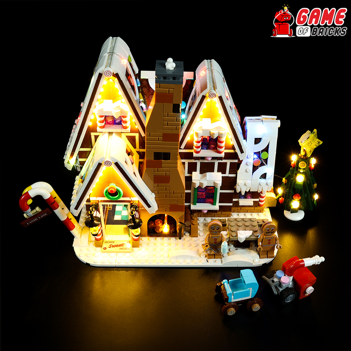 Game of Bricks light kit for LEGO Gingerbread House