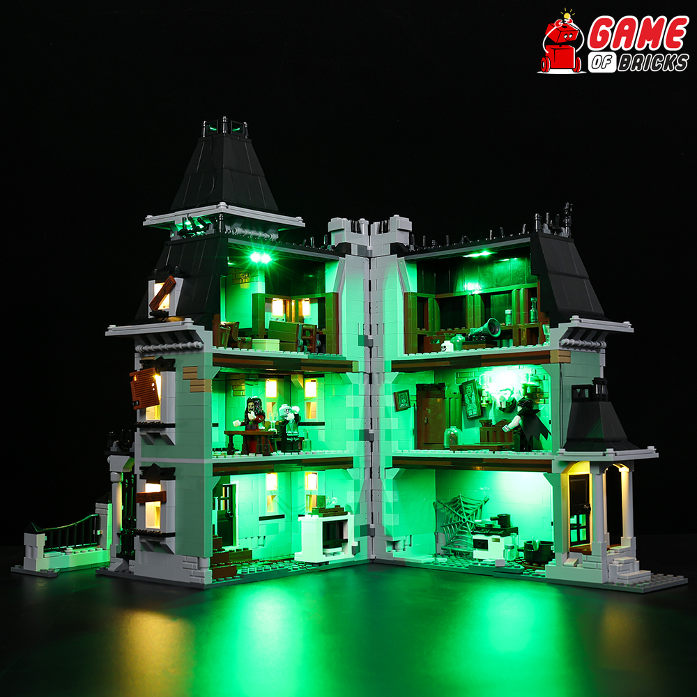 Lego haunted house discount lights