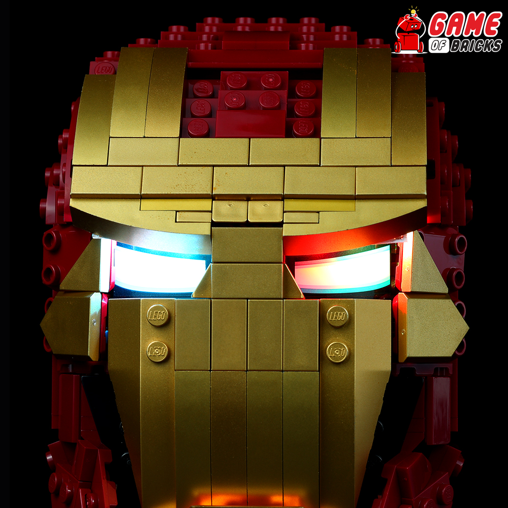 helmet iron man lego LEGO® Iron Man Helmet 76165 Light Kit