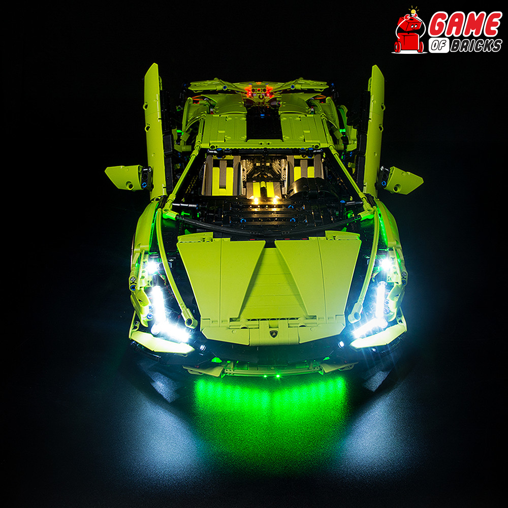 Lego lamborghini led sales