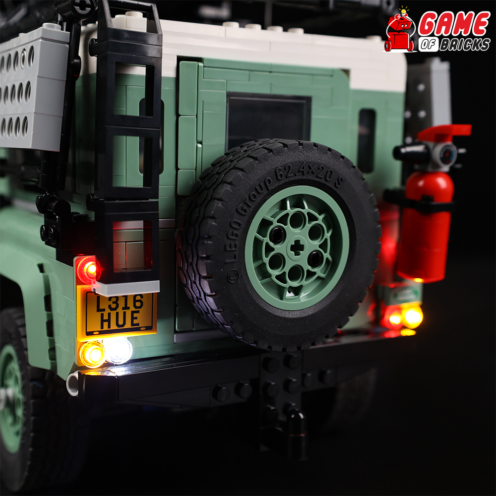 LEGO® Land Rover Classic Defender 90 10317 Light Kit– Game of Bricks USA