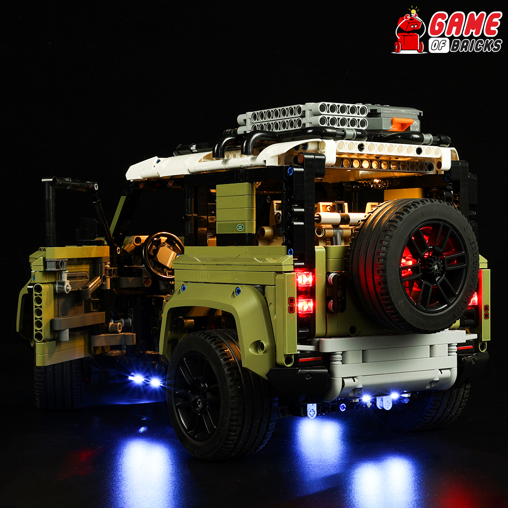 LED Lighting Kit for LEGO Land Rover Defender set 42110 – Brick