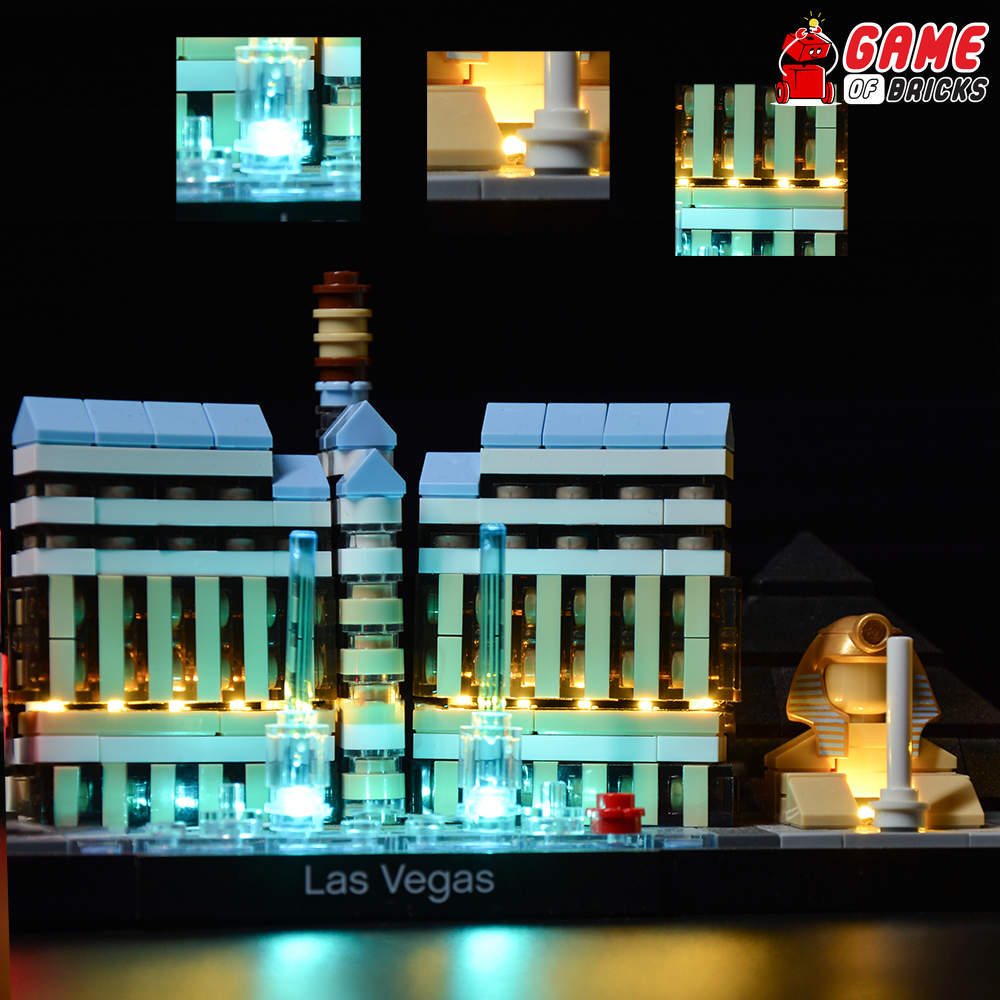LEGO Architecture Las Vegas skyline set review! 21047 