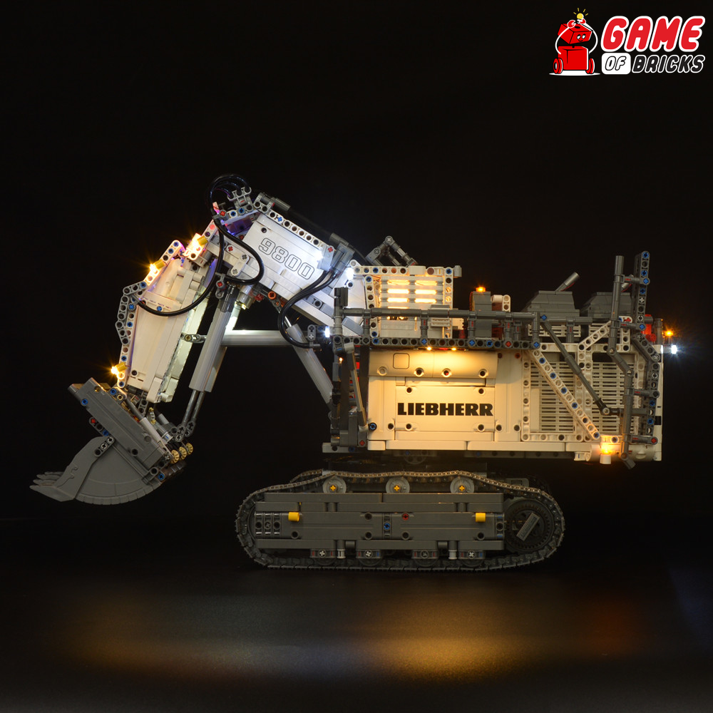 Lego liebherr 2024 r 9800 excavator