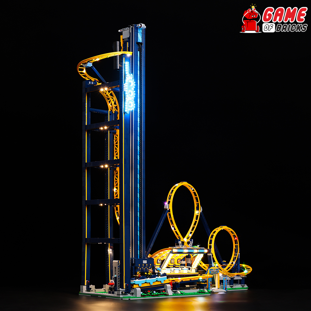 Lego roller coaster lights 2025