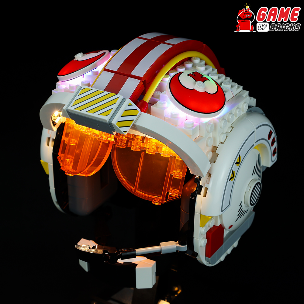 LEGO Luke Skywalker (Red Five) Helmet 75327 Light Kit