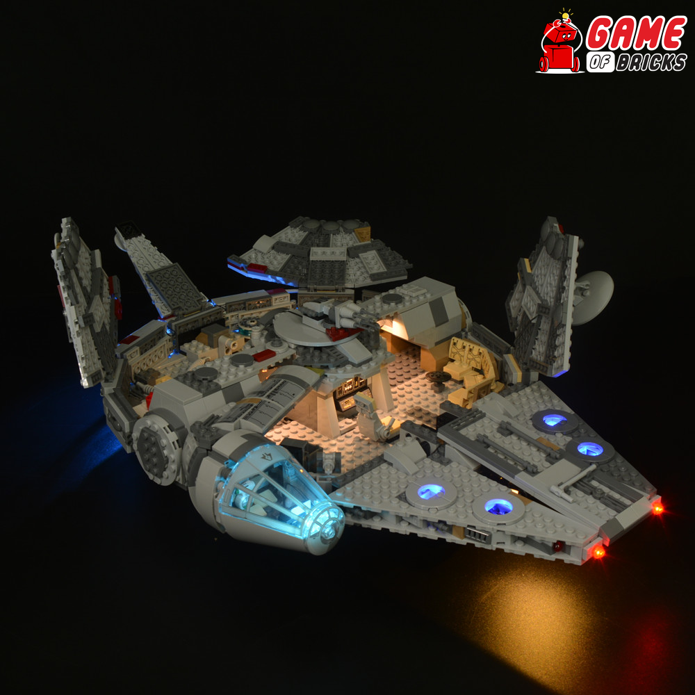  YEABRICKS LED Light for Lego-75257 Star Wars Millennium Falcon  Building Blocks Model (Lego Set NOT Included) : Toys & Games