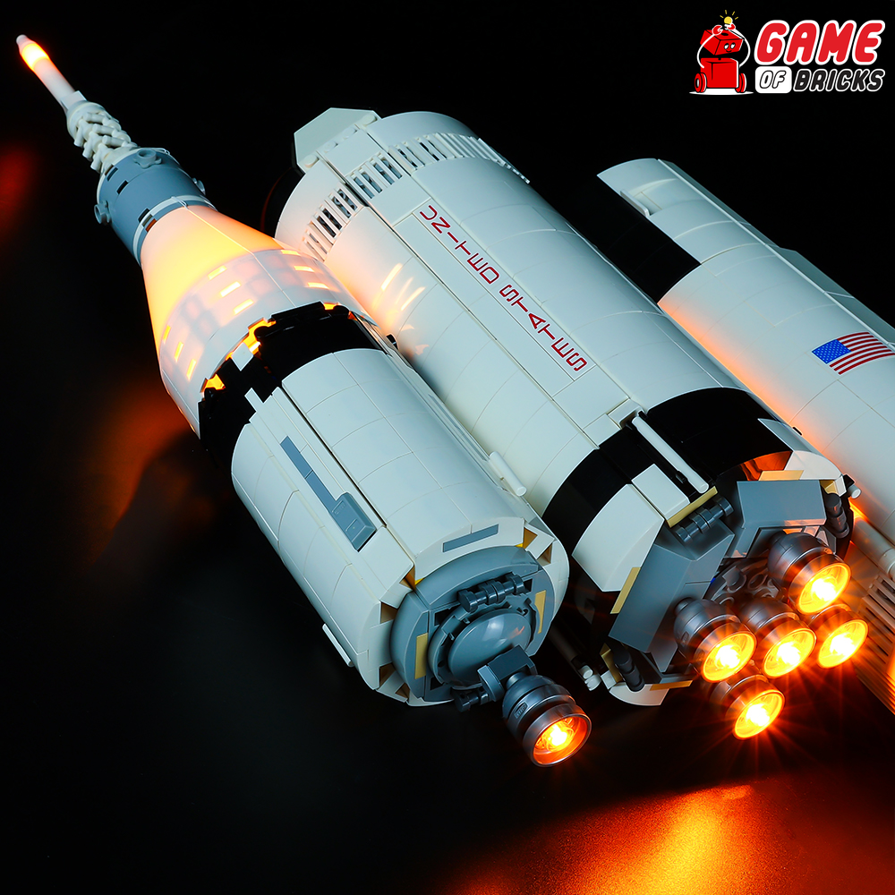 vejkryds absurd Tredive LEGO NASA Apollo Saturn V 21309 Light Kit